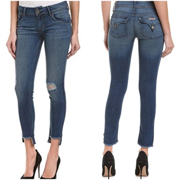 Hudson Midrise Cat Skinny Jeans 